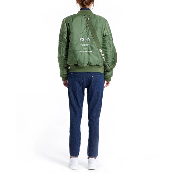 {{alpha industries x public school}} MA-1 Reversible Flight Jacket - Picture 4 of 9